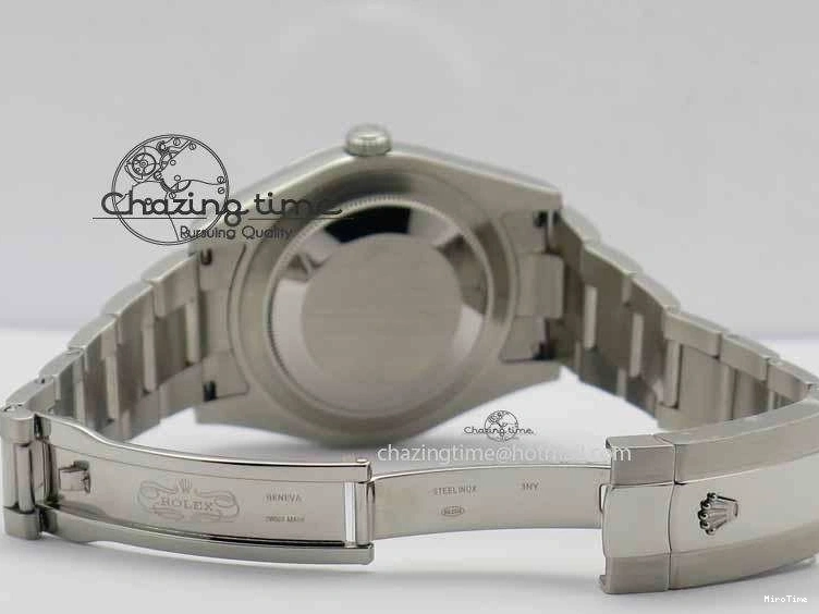 MiroTime 1221 DateJust II 41mm SS BP Maker Best Edition Gray Dial On SS Bracelet SA Trendsetting 3736